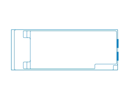 The Acclaim The Acclaim pool model: line drawing