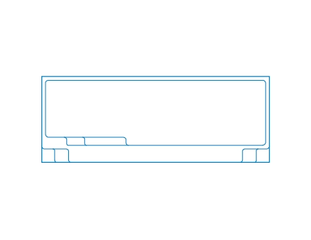 The Reflection The Reflection pool model: line drawing